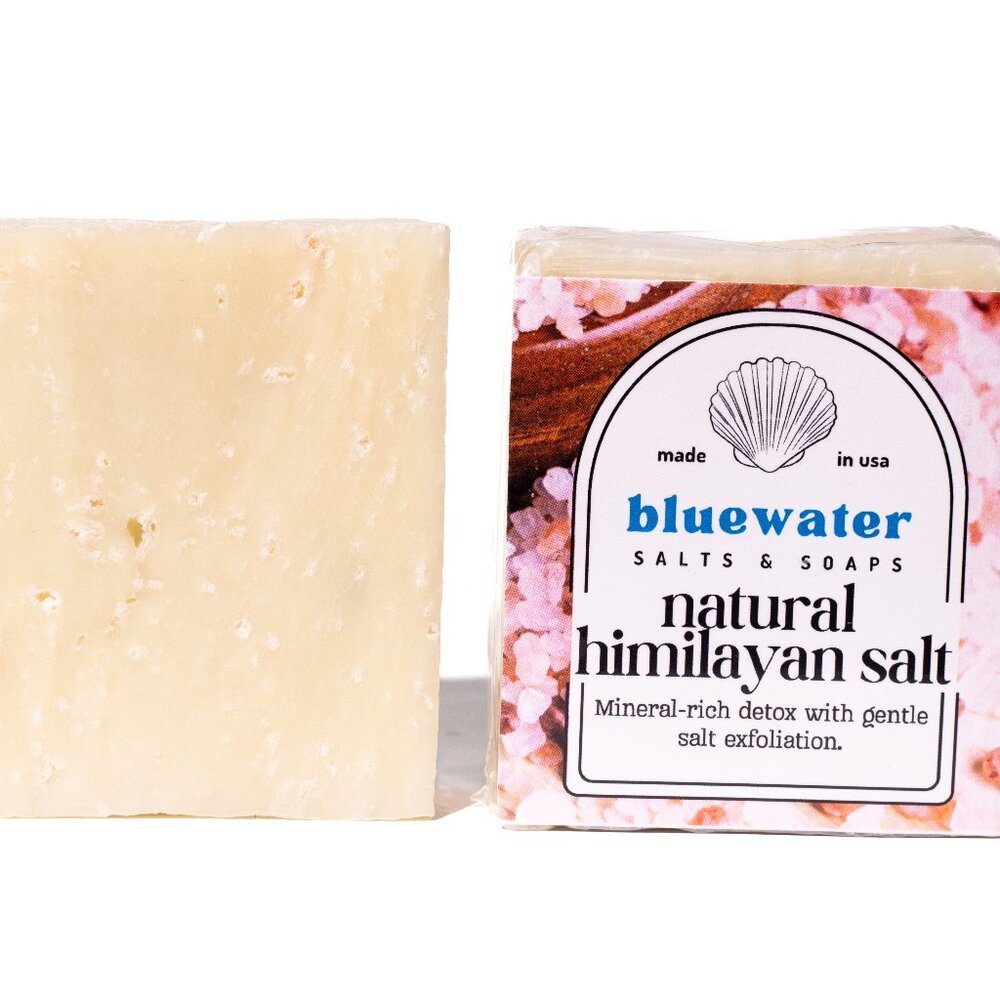NATURAL HIMILAYAN SALT - Bluewater Body Wash Natural Soap (1 Body Bar)
